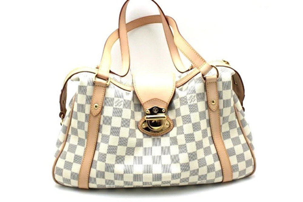 LOUIS VUITTON Stresa Shoulder Bag Damier Azur White - Picture 1 of 1